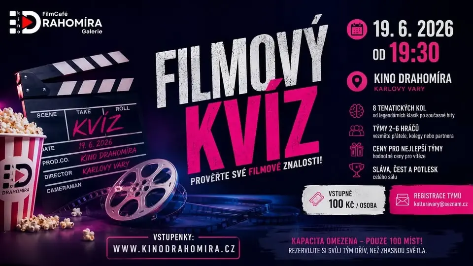 🎬🧠 FILMOVÝ KVÍZ V KINĚ DRAHOMÍRA