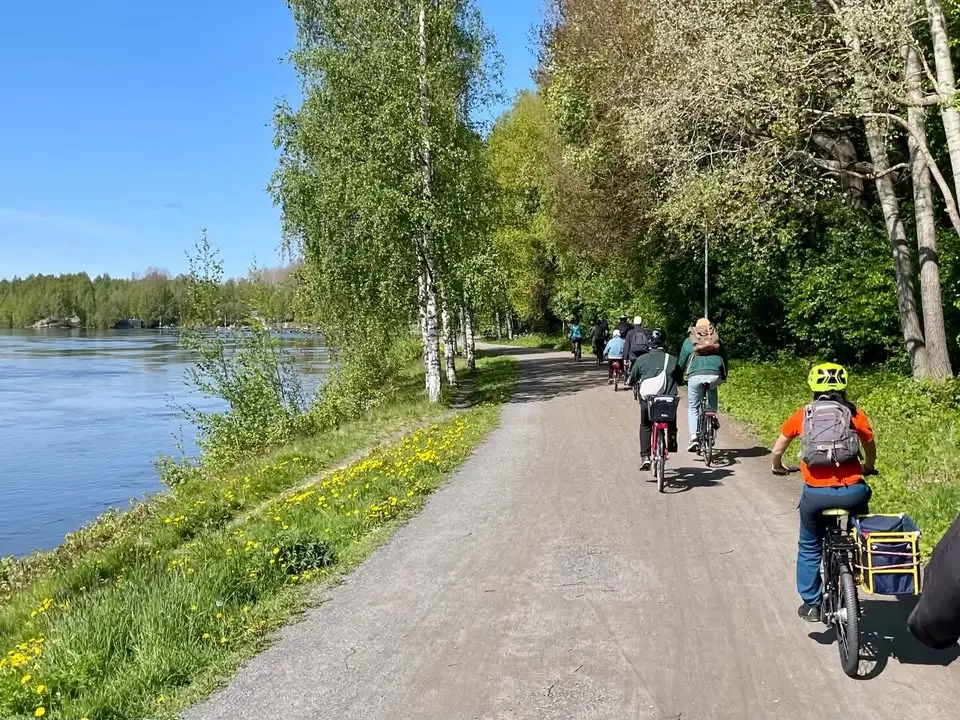 Cykelutflykt till Stöcksjös badstrand