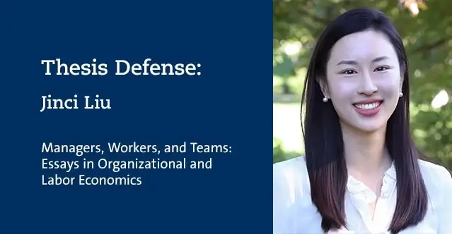 Thesis Defense: Jinci Liu