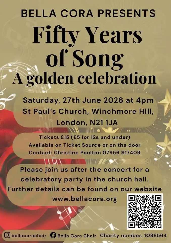 Fifty Years of Song - A golden celebration with Bella Cora