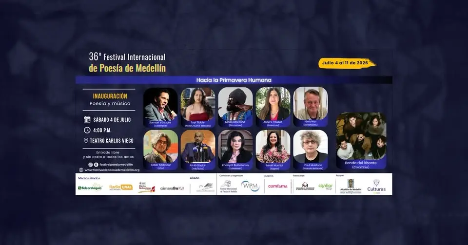 Inauguración del 36º Festival Internacional de Poesía de Medellín