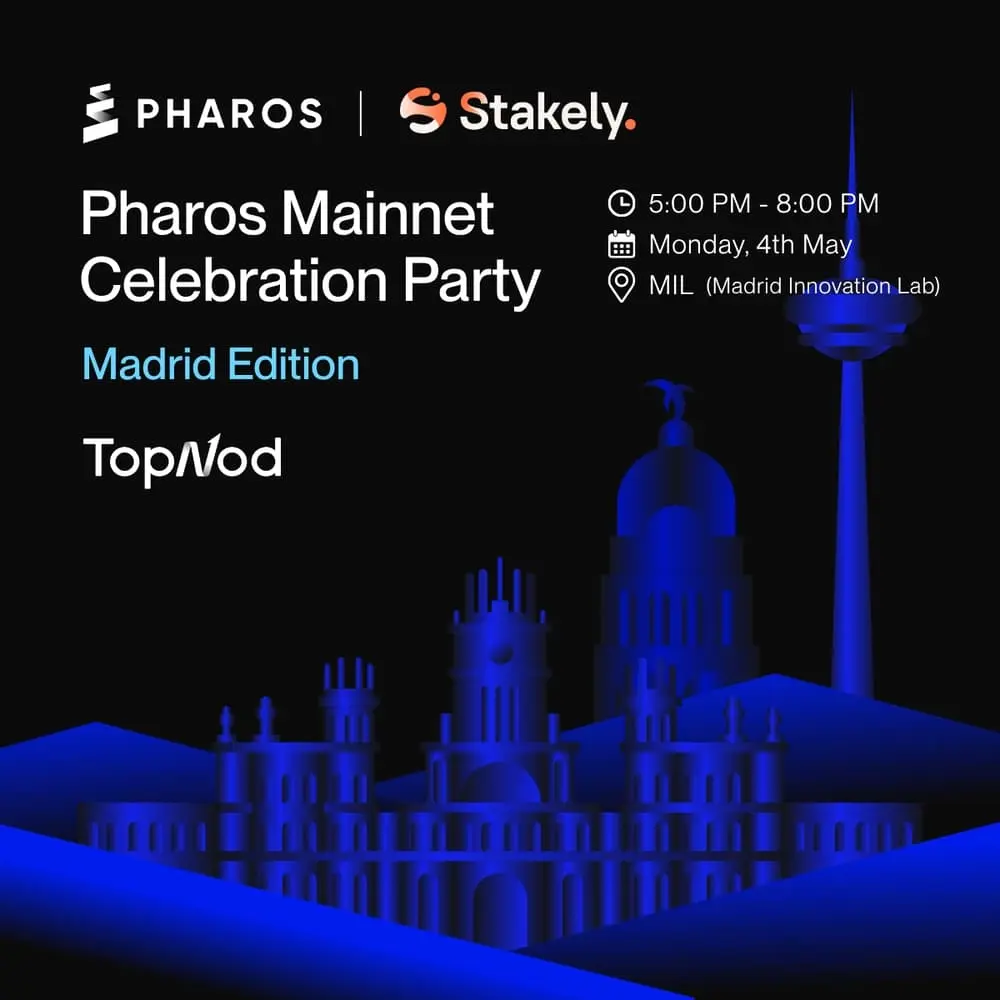 Pharos Mainnet Celebration Party - Madrid Edition