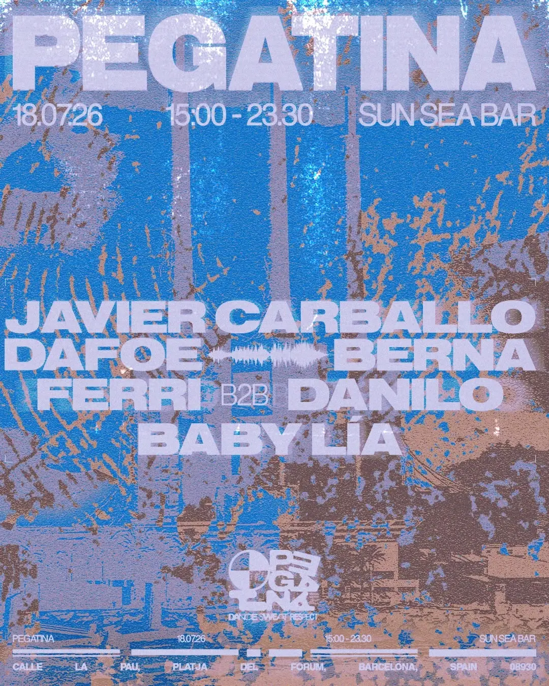 FREE OPEN AIR BEACH PARTY - Pegatina (Pre-Party)