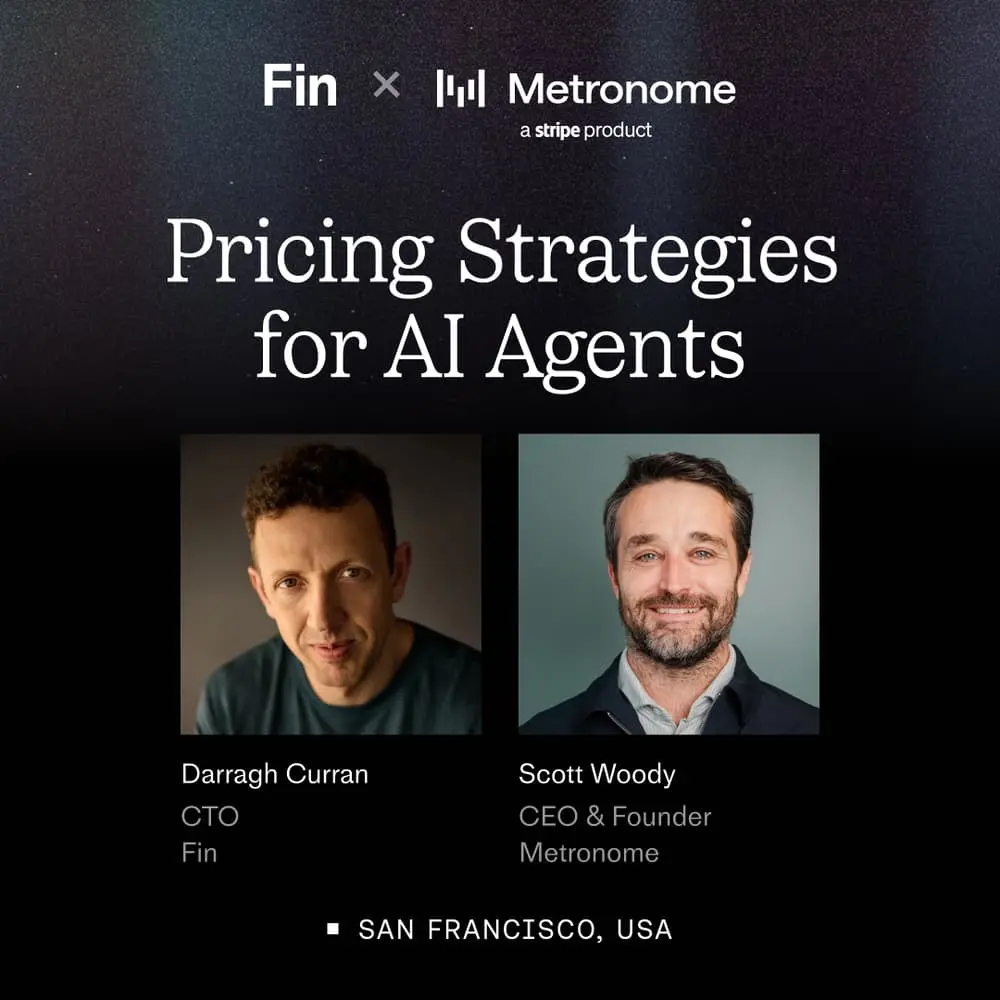 Fin x Metronome: Pricing Strategies for AI Agents