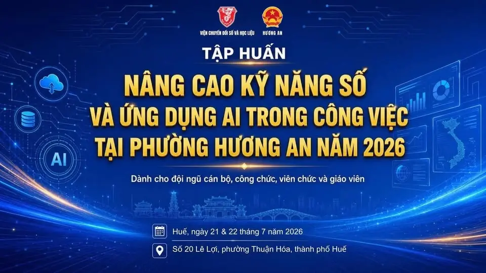 BỒI DƯỠNG ỨNG DỤNG KỸ NĂNG AI TRONG CÔNG VIỆC