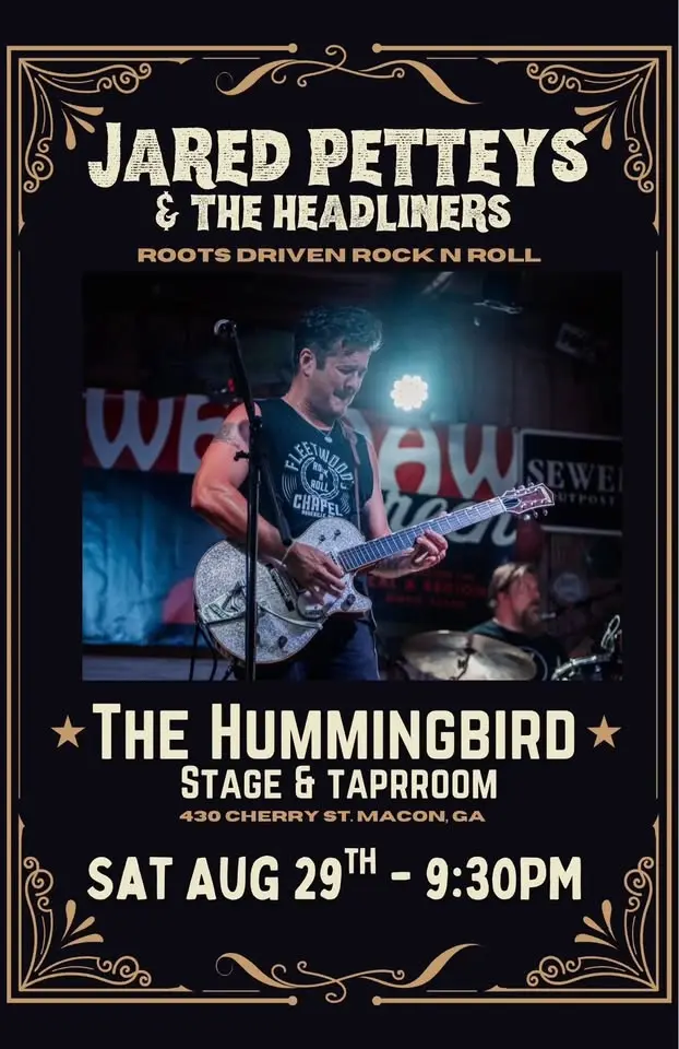 Jared Petteys & The Headliners live at The Hummingbird