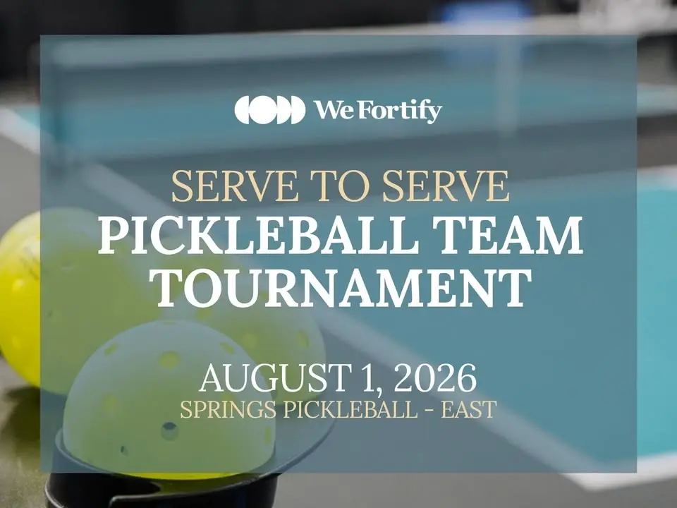 Annual Serve to Serve Pickleball Tournament
