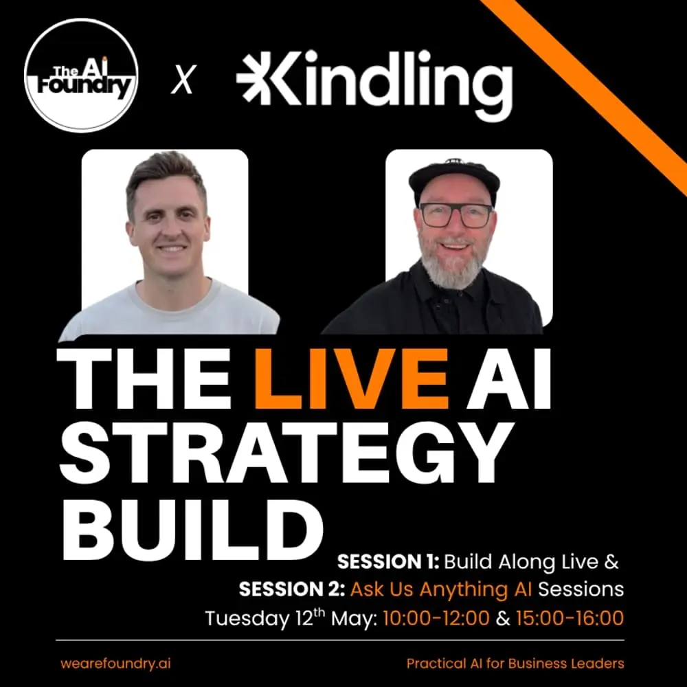The Live AI Strategy Build: watch us build one, learn how to build yours