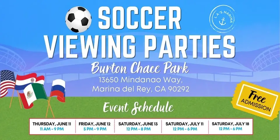 FREE Soccer Viewing Parties | Marina del Rey