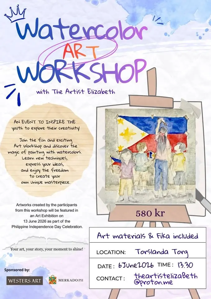Watercolor Art Workshop with The Artist Elizabeth