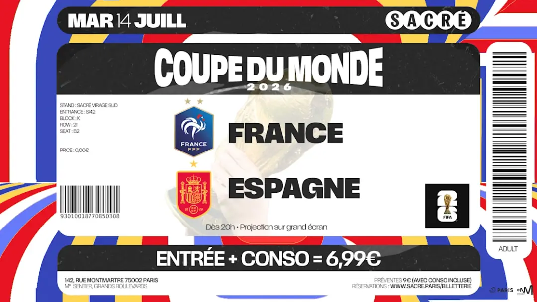 Sacré Présente La Demi : Diffusion France - Espagne