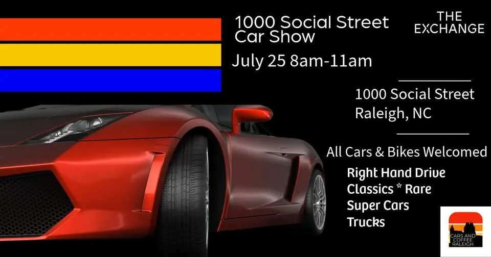1000 Social Street Car Show @The Exchange