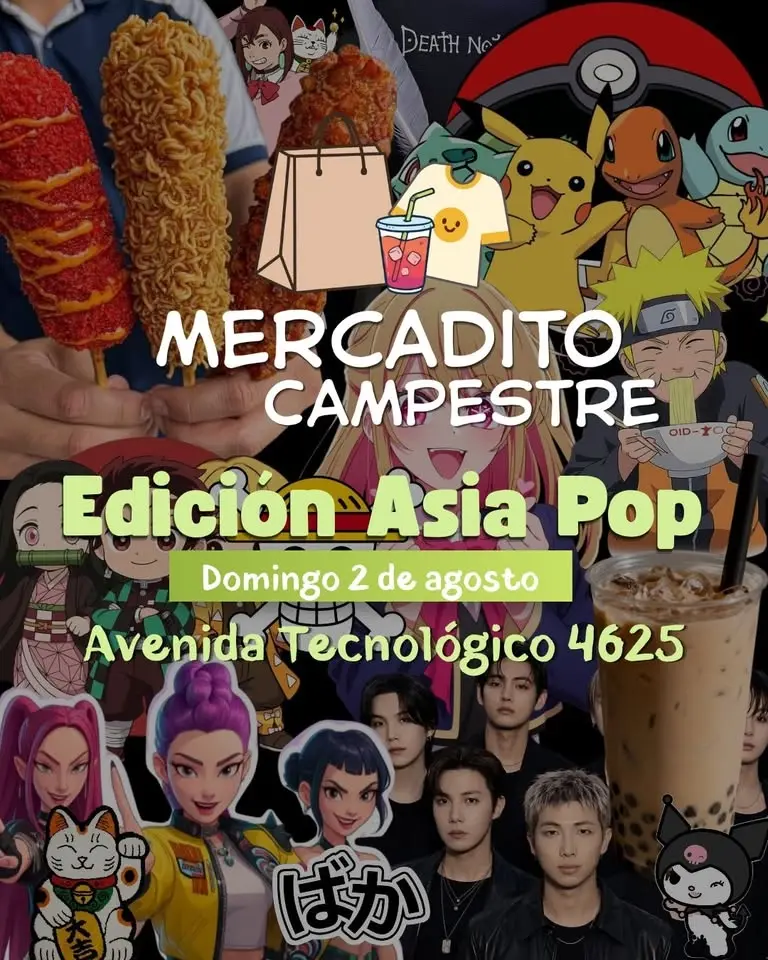 Mercadito Campestre: 1ra Edición Asia Pop