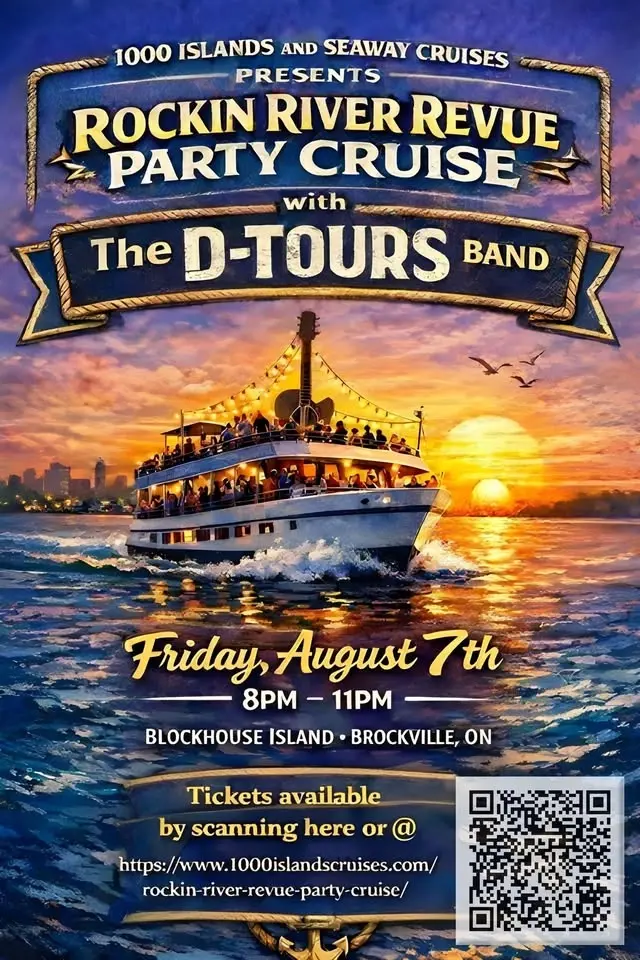 Rockin' River Revue Party Cruise with the D-Tours Band!