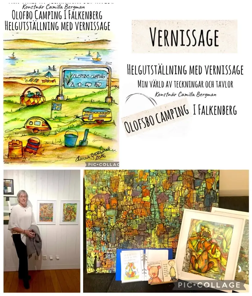 Min värld av teckningar och tavlor Helgutställning med vernissage