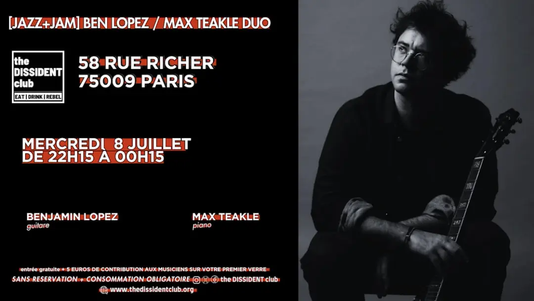 [Jazz+Jam] Ben Lopez / Max Teakle Duo