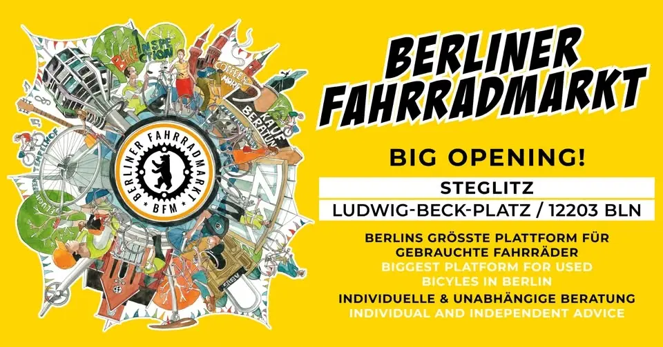 Berliner Fahrradmarkt Steglitz// Ludwig Beck-Platz