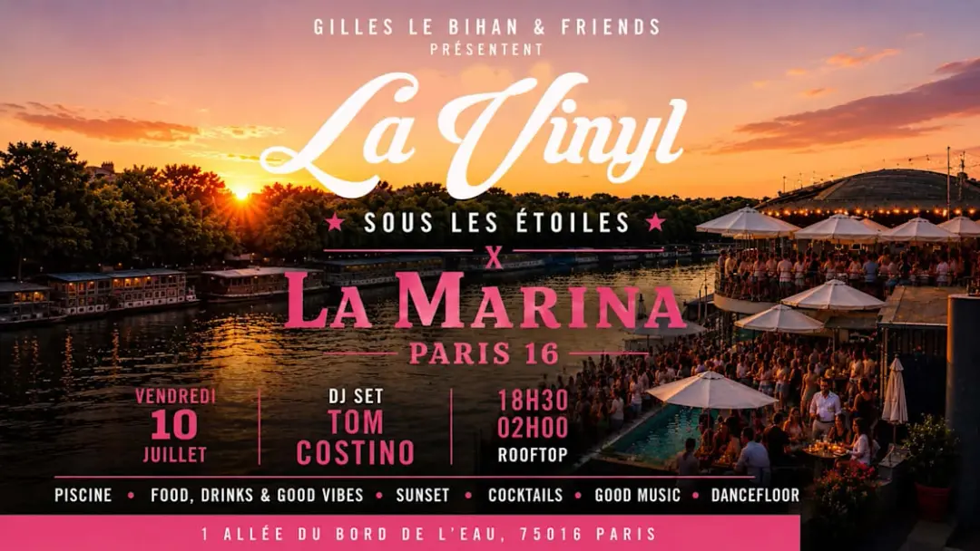 La Vinyl À La Piscine De La Marina, Avec Tom Costino