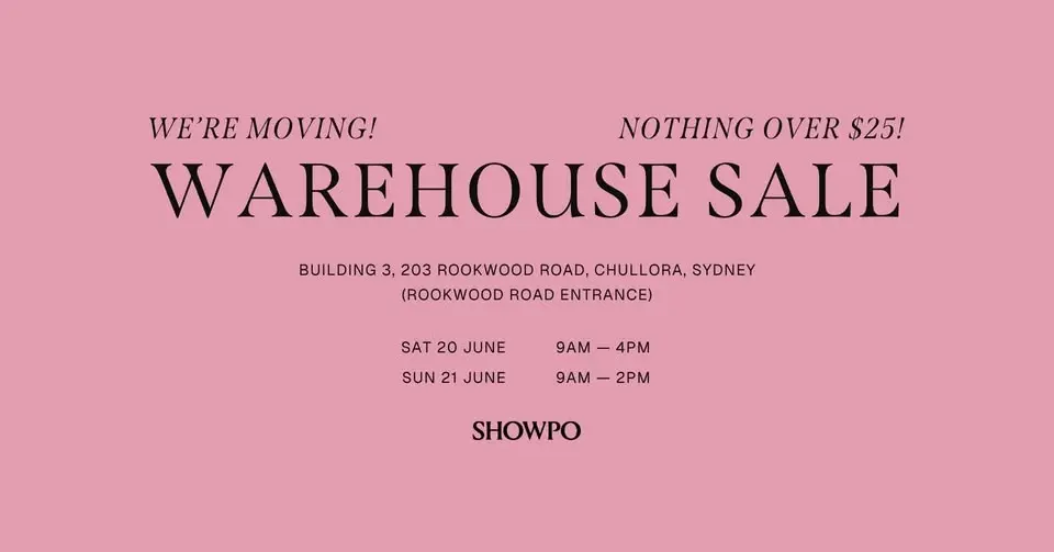 SHOWPO WAREHOUSE SALE