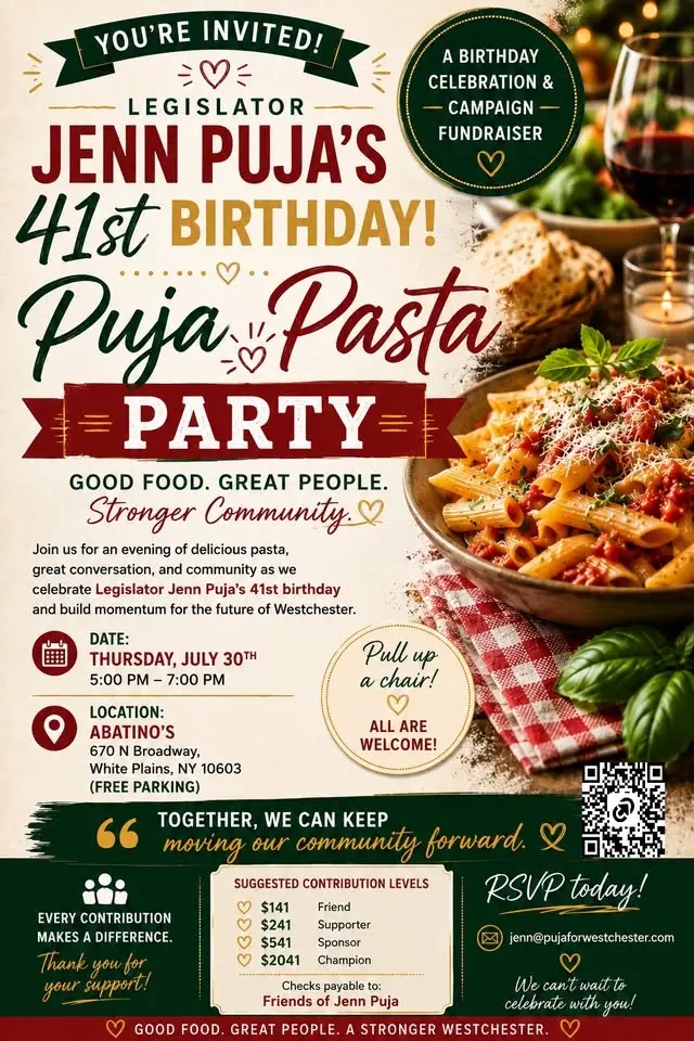 PUJA PASTA PARTY!