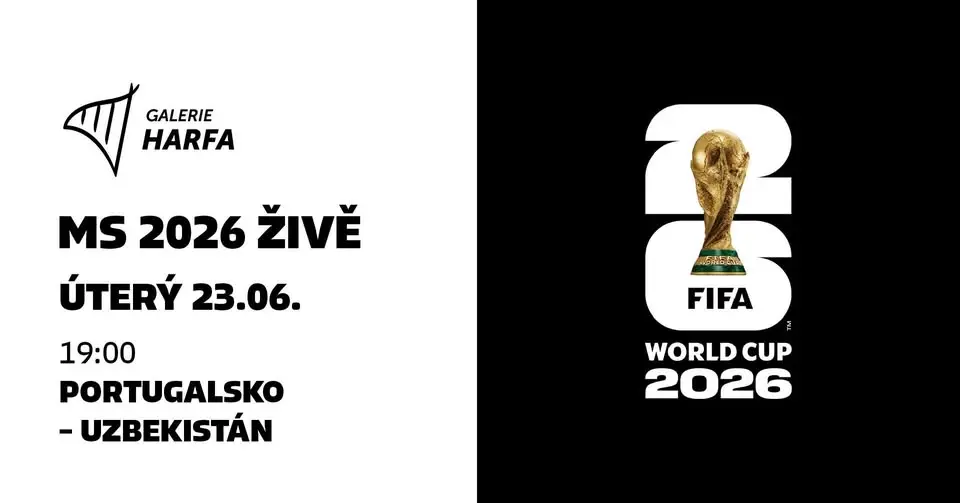 ⚽ MS 2026 ŽIVĚ | Portugalsko – Uzbekistán | Terasy Harfa