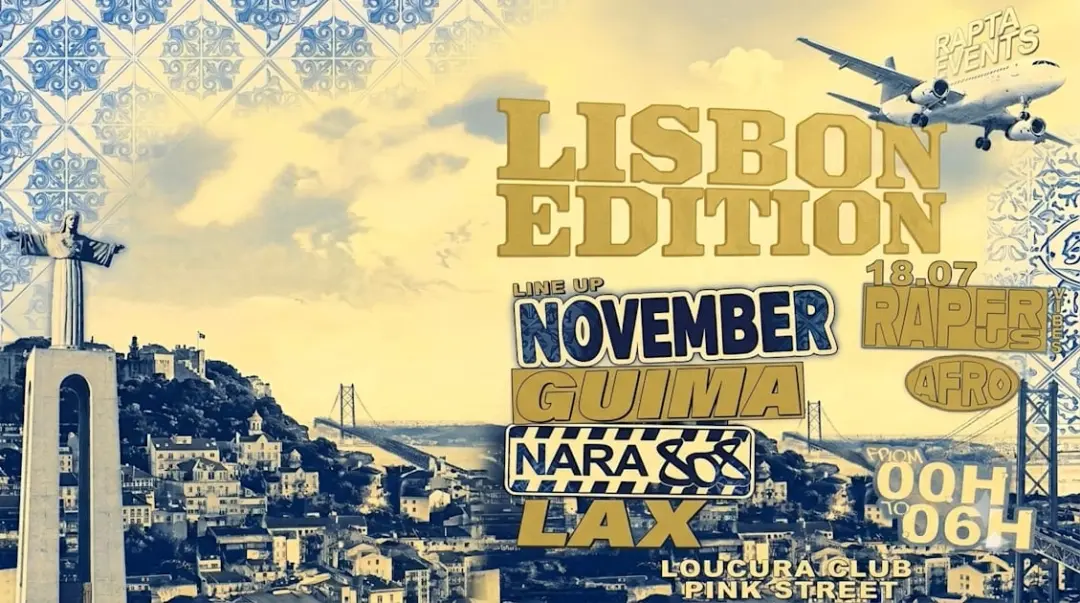 Rapta - French Rap & Afro Party - Lisbon Edition 18.07