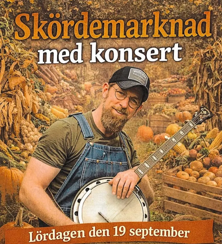 Skördemarknad med konsert 