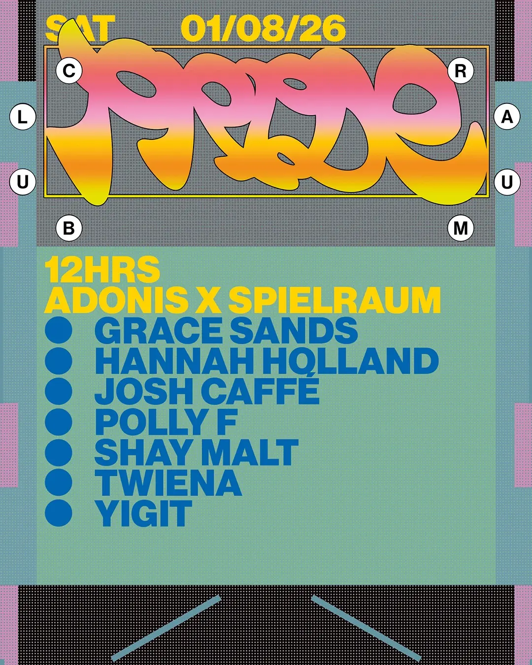 12HRS Adonis x SPIELRAUM