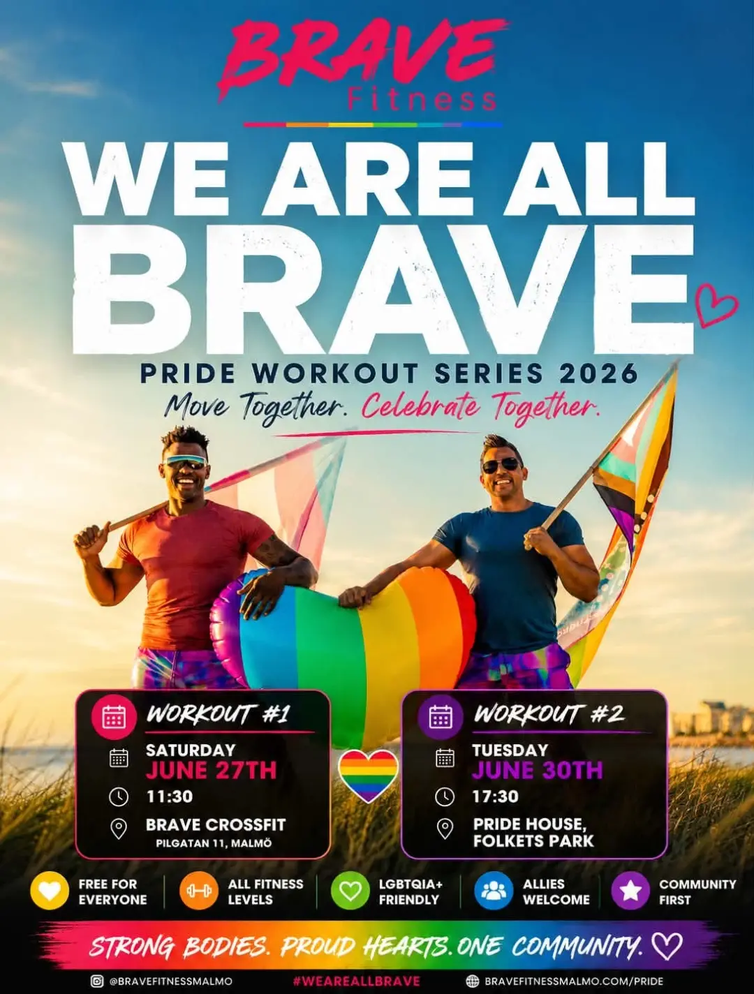 PRIDE IN THE CITY: Brave Fitness: PRIDE WORK OUT SERIES