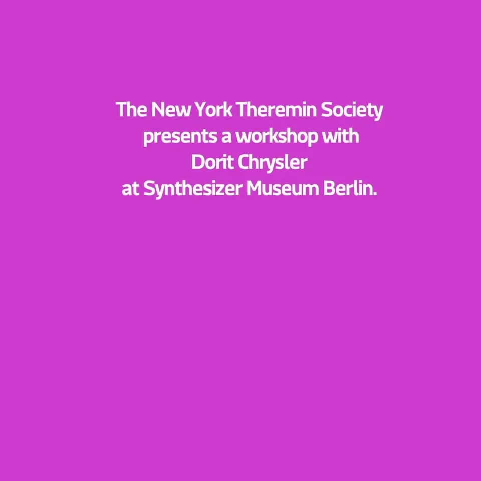 Theremin-Workshop mit Dorit Chrysler