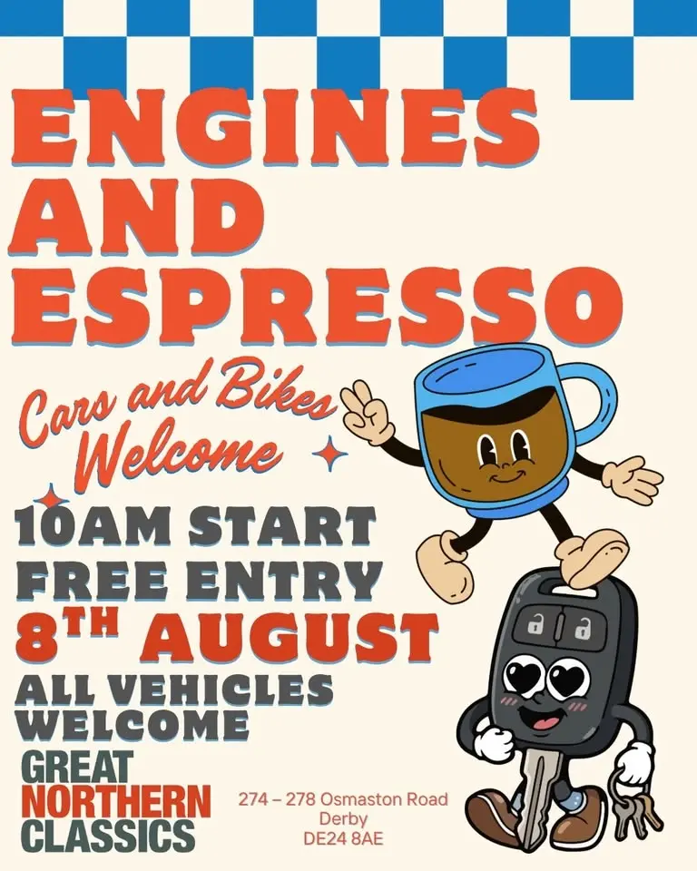 Engines and espresso auto meet
