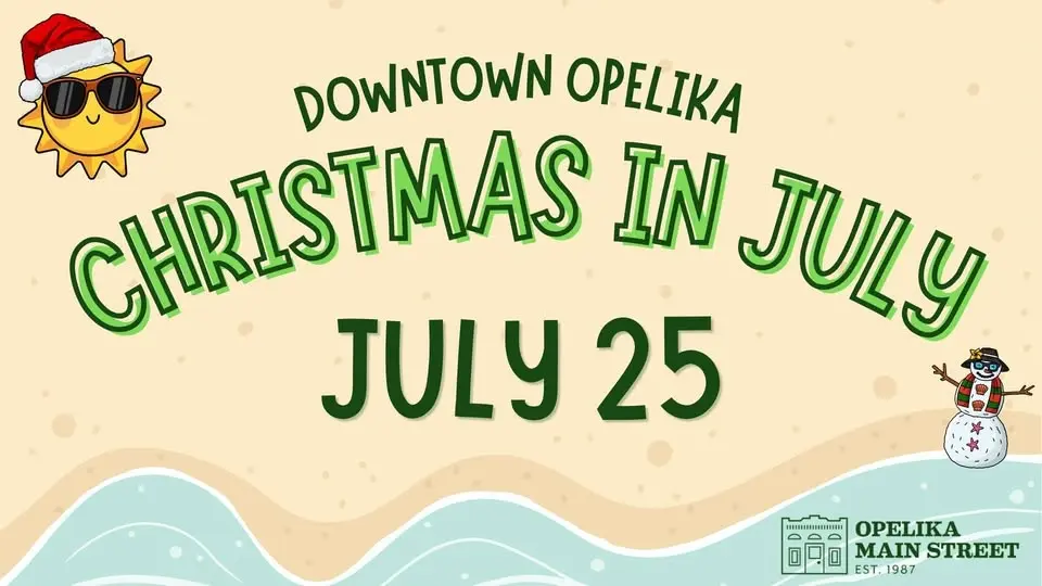 Downtown Opelika Christmas in July