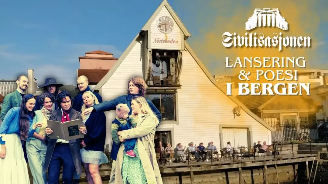 Sivilisasjonens helaften i Bergen: Lanseringsfest & Poesiaften på Nøsteboden