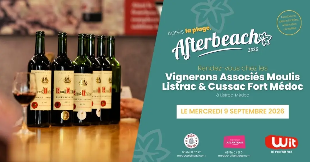 Afterbeach – Vignerons Associés Moulis, Listrac et Cussac – 9 septembre