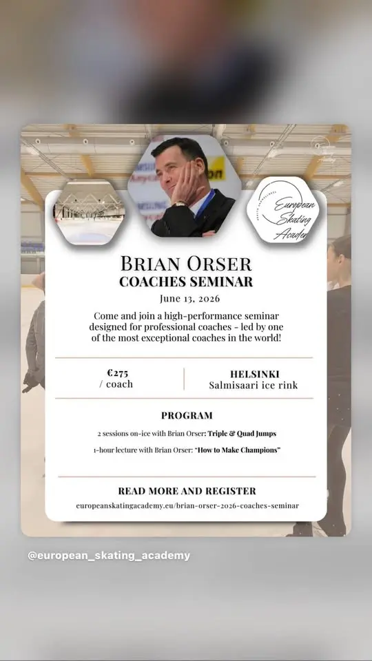 Brian Orser Coaches seminar