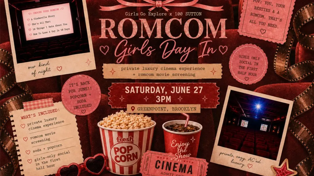 🍿 ROMCOM GIRLS DAY IN PRIVATE CINEMA 📽 💖 🛍