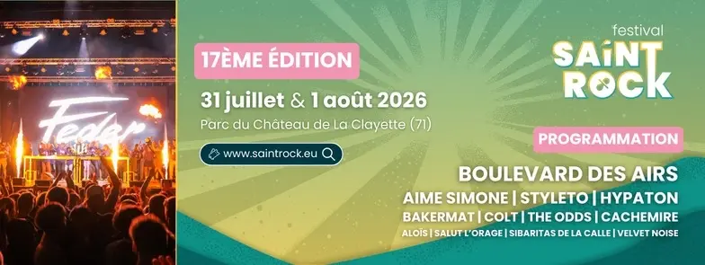 Festival Saint Rock 2026 - La Clayette