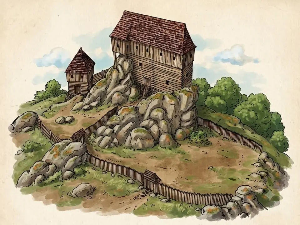 Hrad Klenov – hrad opředený legendami
