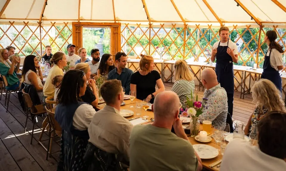 Community Longtable Lunch at Øens Have🧡