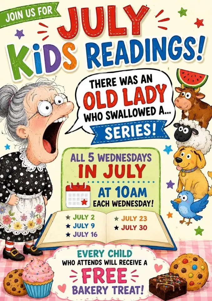 Free kids reading event