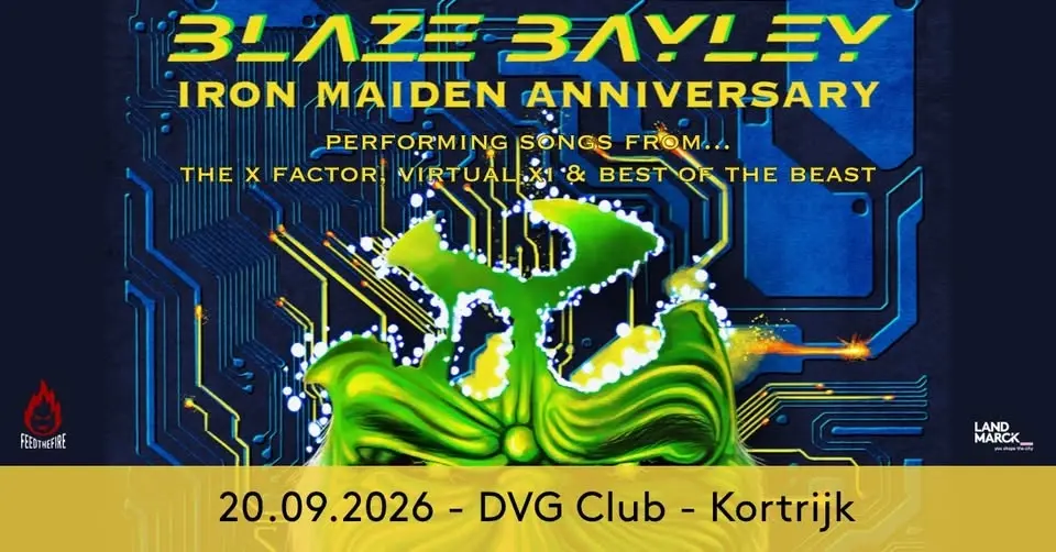 Blaze Bayley "Iron Maiden Anniversary" @ DVG Club, Kortrijk