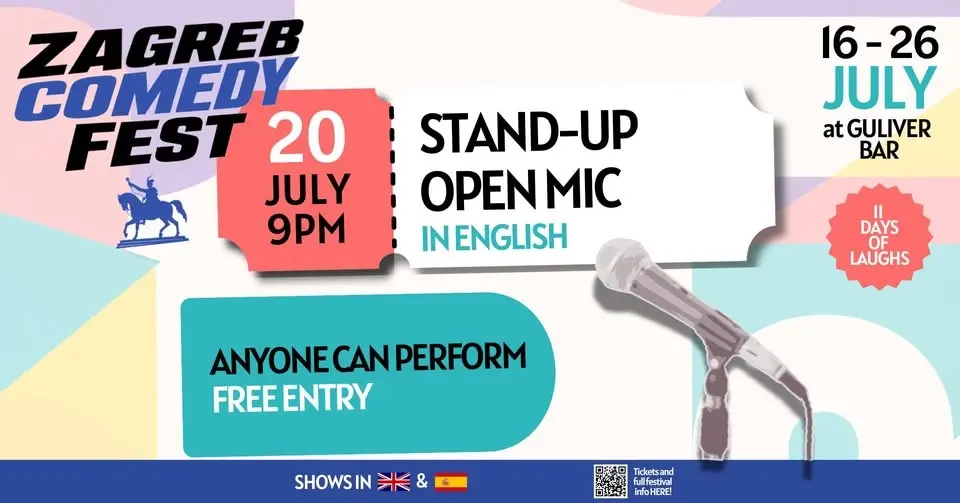 Zagreb Comedy Fest: Stand-Up Open Mic - Free