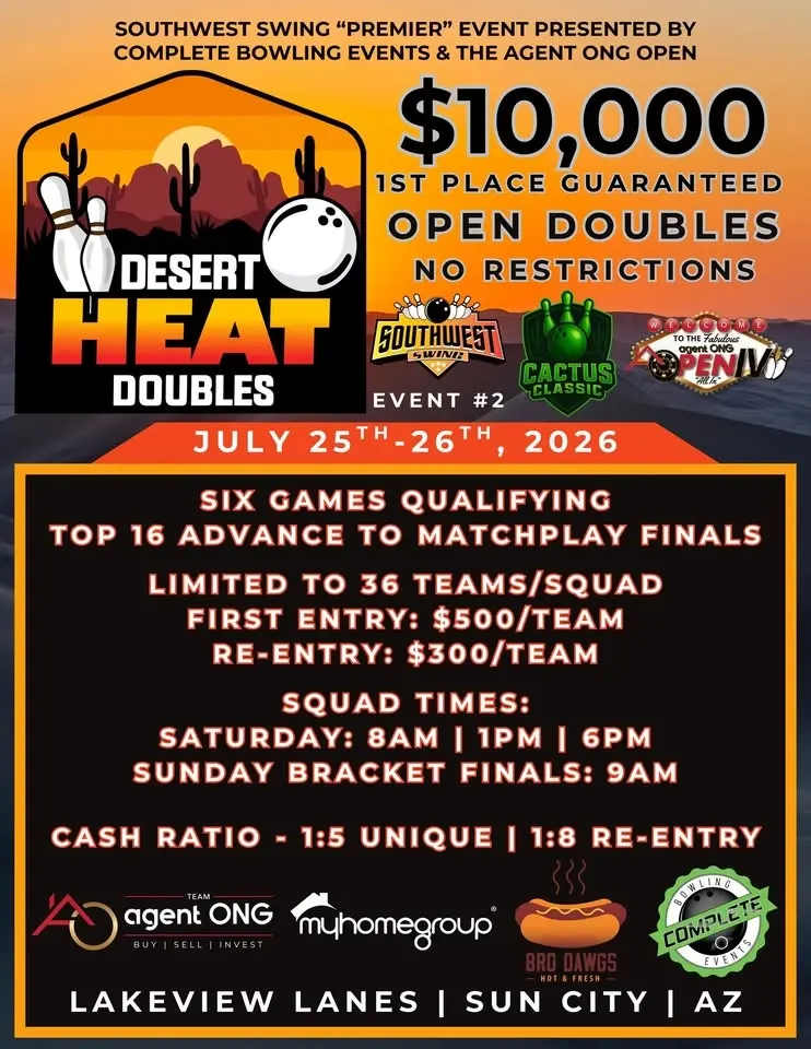 Desert Heat Doubles - Southwest Swing - Event #2