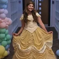 Music and fun with ball gown Belle