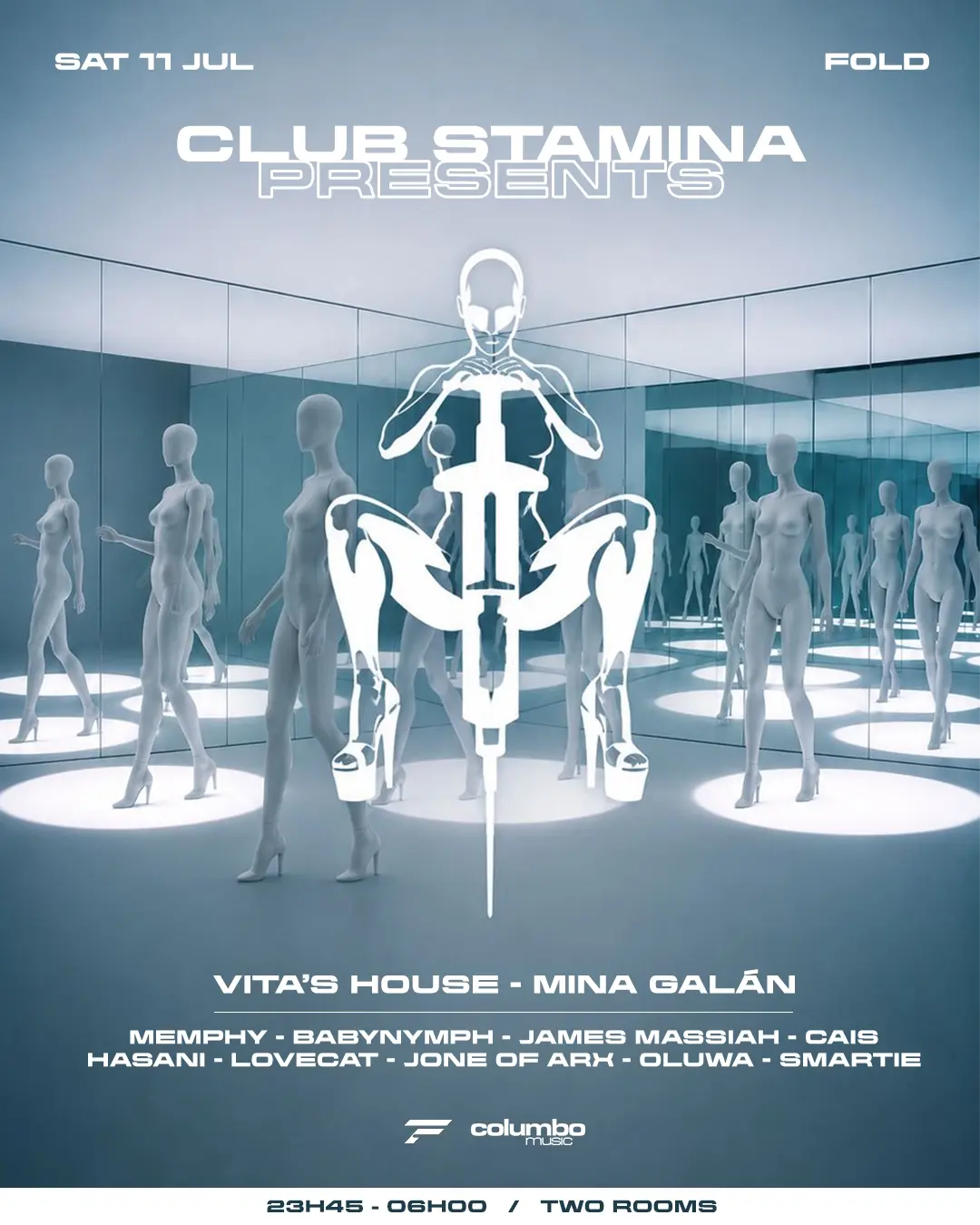 CLUB STAMINA: Mina Galán, Vita's House, Memphy, BABYNYMPH, James Massiah,