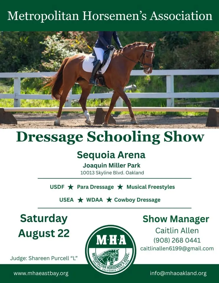 Metropolitan Horsemen’s Association Summer Dressage Schooling Show