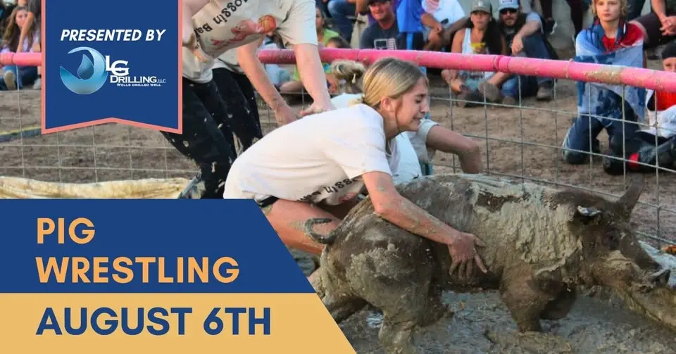 Laramie County Fair Pig Wrestling