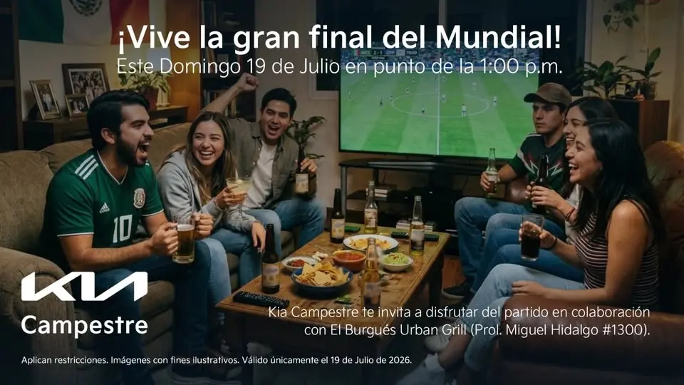 ¡Vive la gran final del Mundial con Kia Campestre!