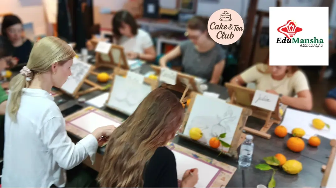 🍋 Draw, Taste & Connect: Mindful Lemon Drawing & Vegan Lemon Cake Tasting