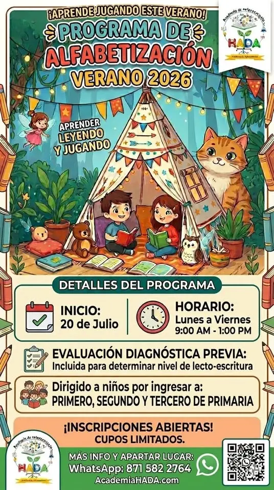 PROGRAMA DE ALFABETIZACIÓN - VERANO 2026